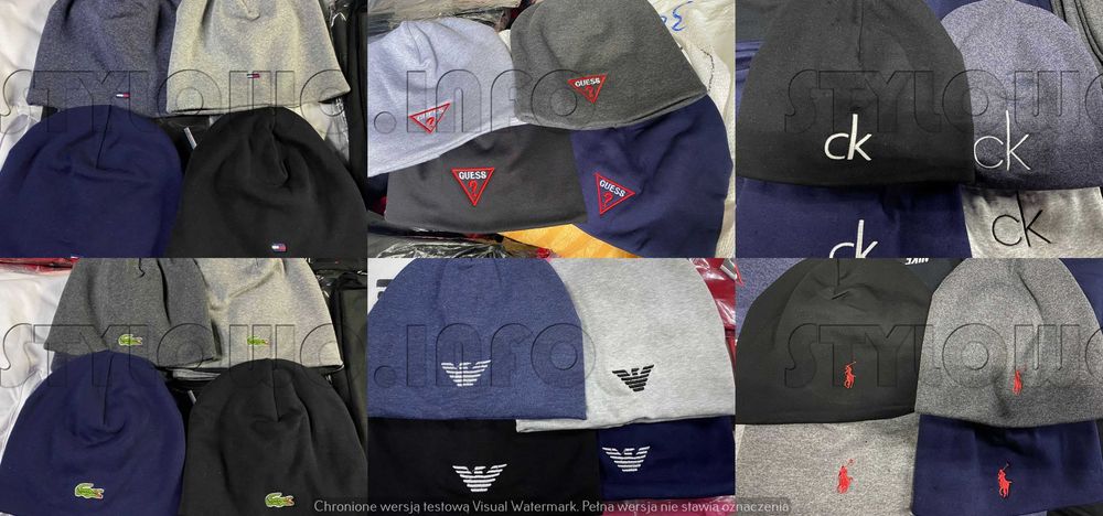 Czapki zimowe nike adidas tommy ck nowość czapka