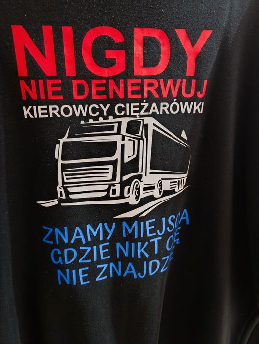Bluza kierowca ciężarówki XXL