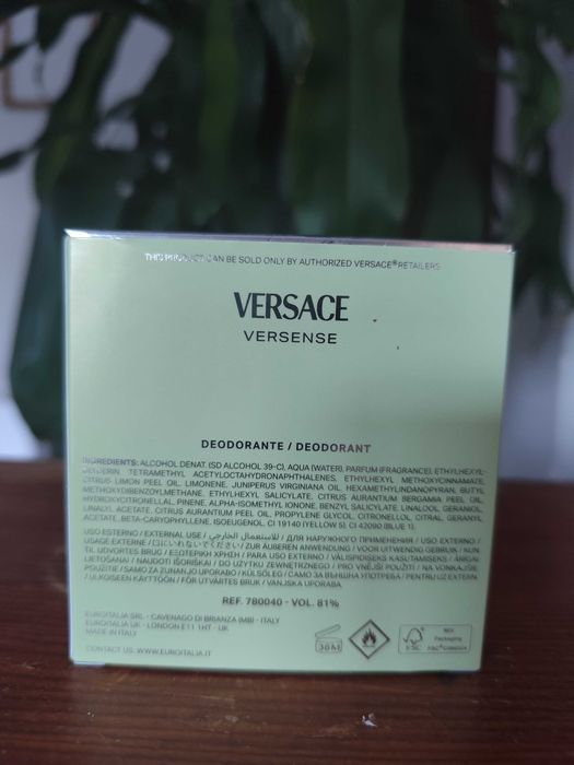 Deodorant natural spray Versense da Versace- original