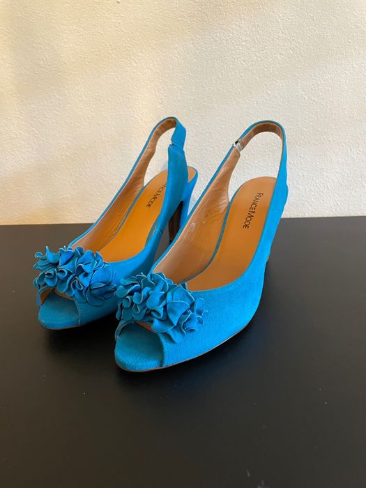 Sapatos salto alto  azuis