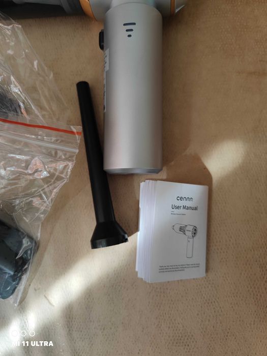 аккумуляторный автомобильный пылесос