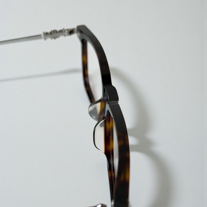 Okulary gotyckie oprawki acetat tytan tortoise