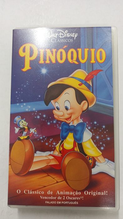 VHS Disney – Pinóquio (1995) – Original em português
