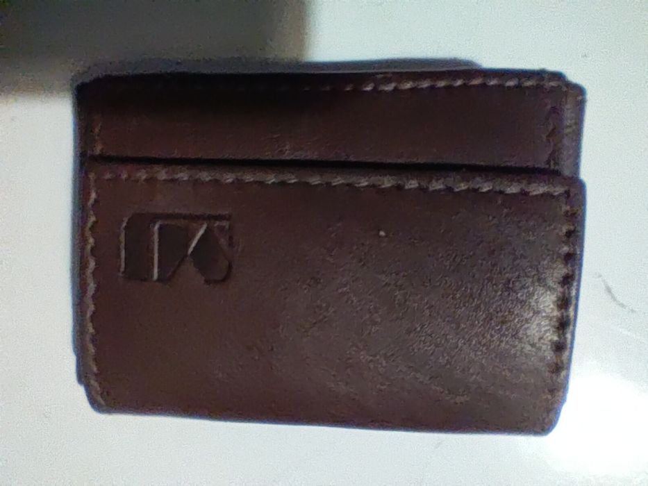 Mini portfel skórzany