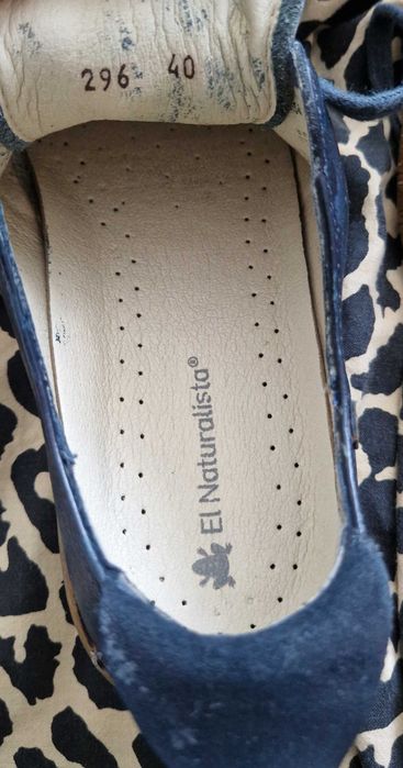 Półbuty skórzane navy skóra mega wygodne EL NATURALISTA bdb 40 450,-