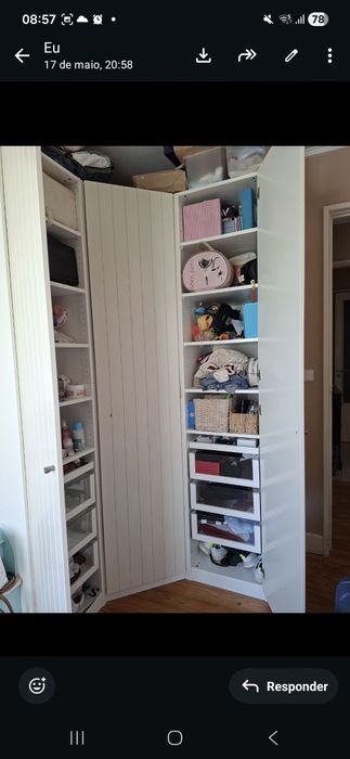 Roupeiro de canto do IKEA