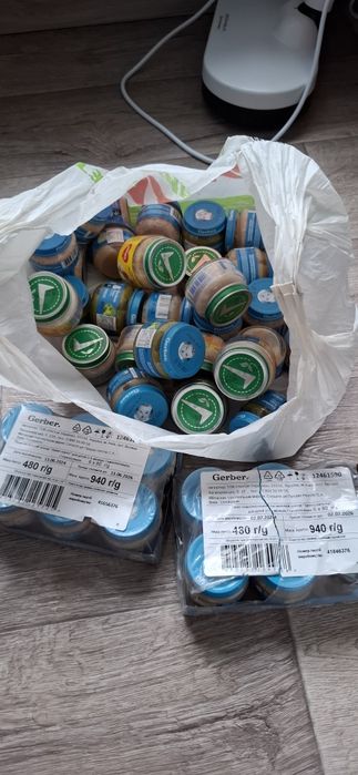 Детское мясное пюре Gerber Нежный цыпленок, и другие от 6 месяцев, 6*80 г
