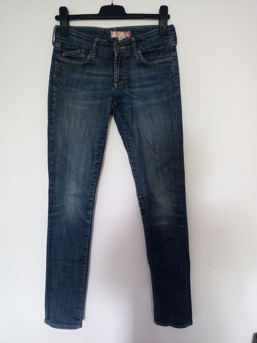 jeansy dżinsy skinny rurki S M