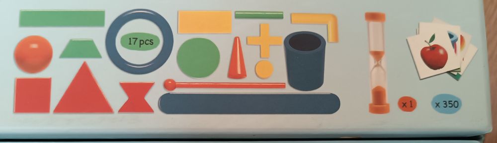 Jogo de advinha com formas (como novo)