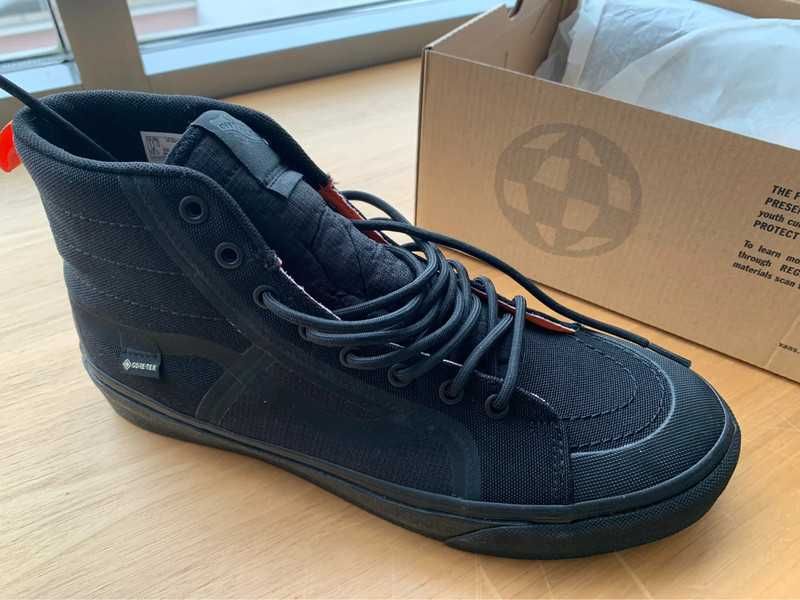 Vans & Raeburn SK8 HI GTX vr3 Black. Мужские кеди. Оригинал