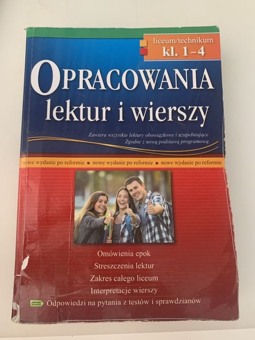 Opracowania lektur i wierszy greg
