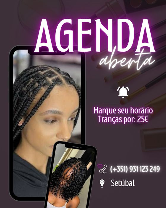 Realça a tua beleza com tranças Africanas
