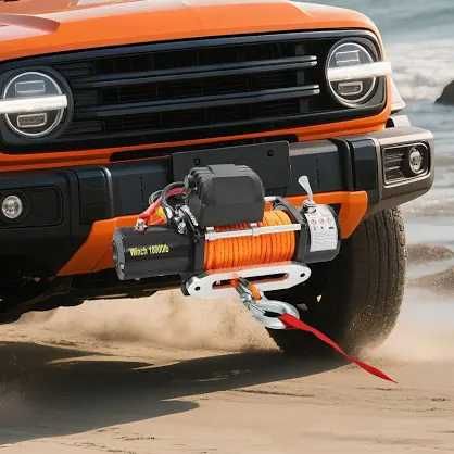 Guincho com motor elétrico. Poder de tracção 1300 kg