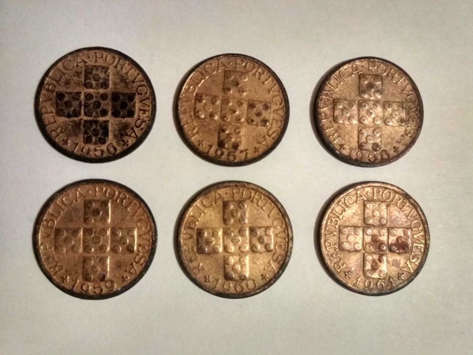 Moedas X Centavos - 1956/1957/1958/1959/1960/1961