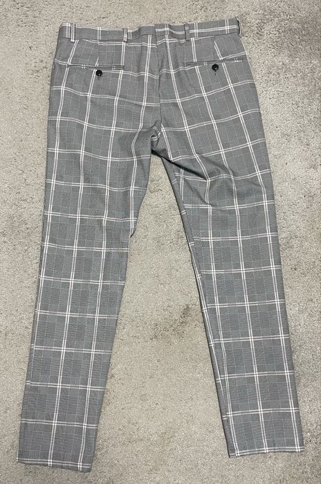 Чоловічі штани Score Michail Slim Fit в клітинку (Розмір 33)