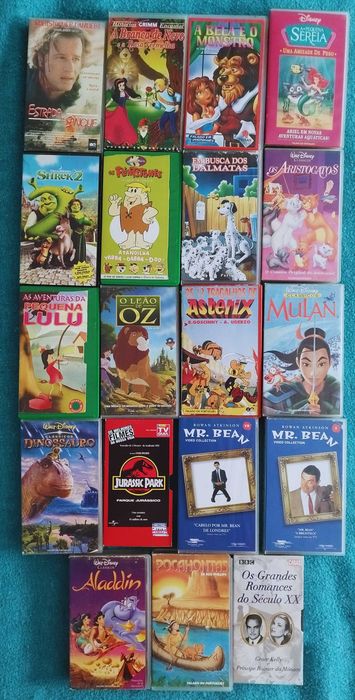 Colecção VHS Originais .. desde 0.50€