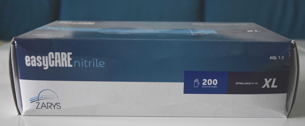 Rękawiczki nitrylowe diagnostyczne EasyCare rozmiar XL 200 sztuk