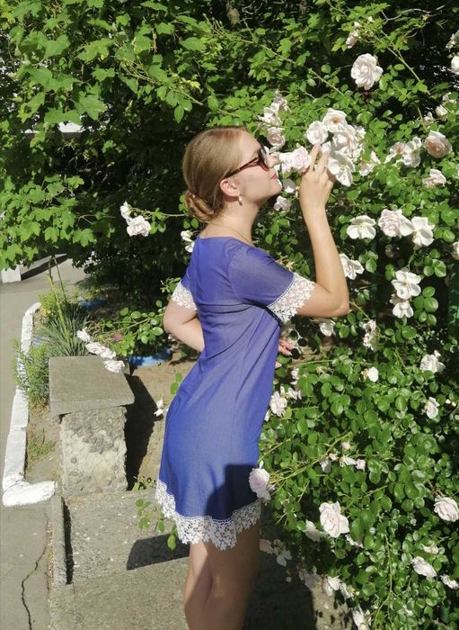 Платье под джинсовое