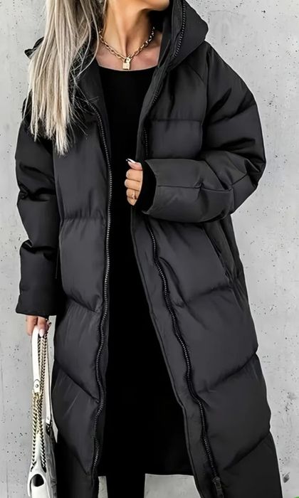 Пуховик довгий, новий