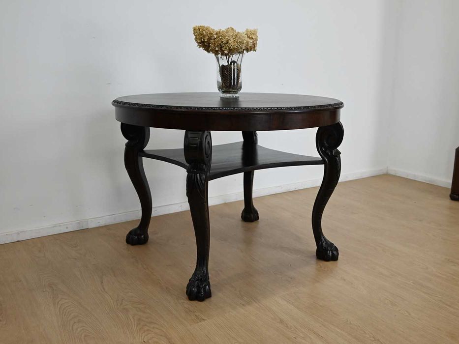 orzechowy stół na lwich łapach 021603