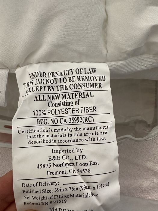 Наматрасник 99х191см. Чохол на ліжко. Дуже якісний