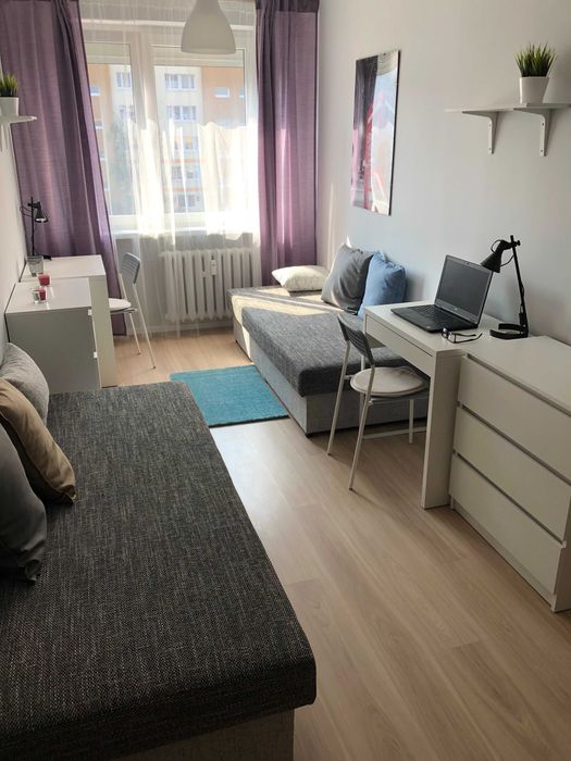 DUŻY pokój dla studenta lub dwóch osób blisko Posnanii i Malty. RATAJE, światłowód 1Gb/s DWIE PEŁNE ŁAZIENKI od pażdziernika