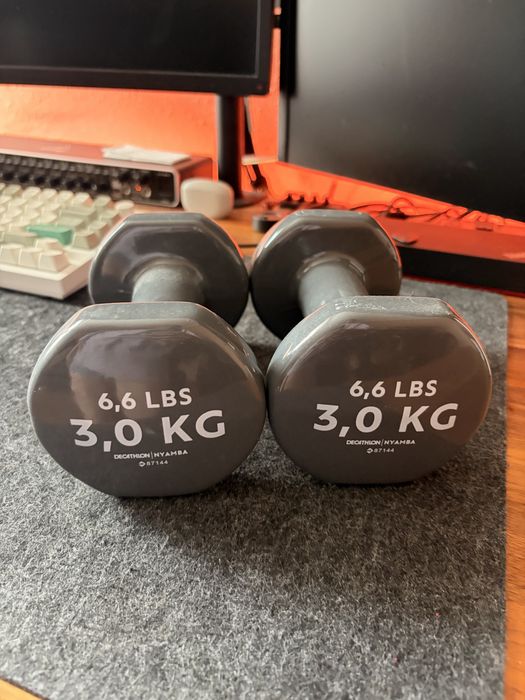 Dois Halteres 3 KG463931161424046080