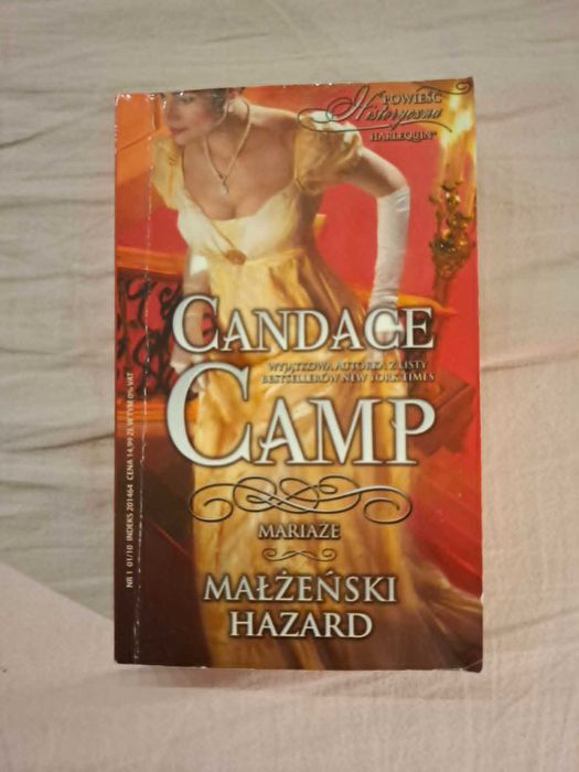 książka Candace Camp Małżeński hazard harlequin powieść historyczna romans historyczny