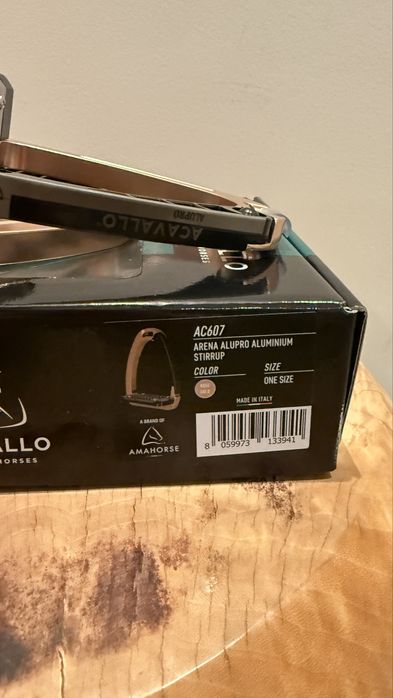 Estribos acavallo rose gold