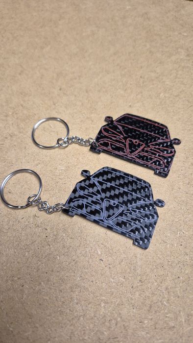 Porta Chaves personalizados Fibra de Carbono