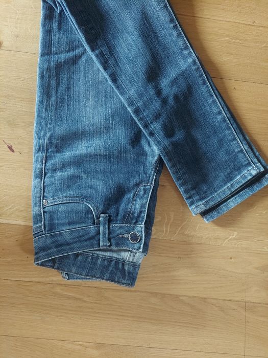 Zgrabne, wygodne spodnie denim komfort r S