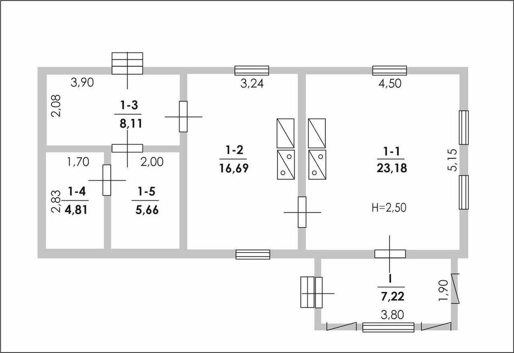 Історичний цегляний будинок біля Олеського замку (Львівська область)