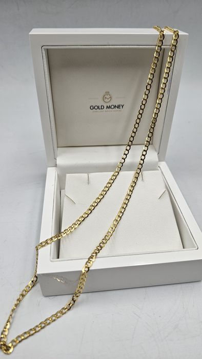 Złoty łańcuszek typu pancerka 60cm  585 GOLD MONEY