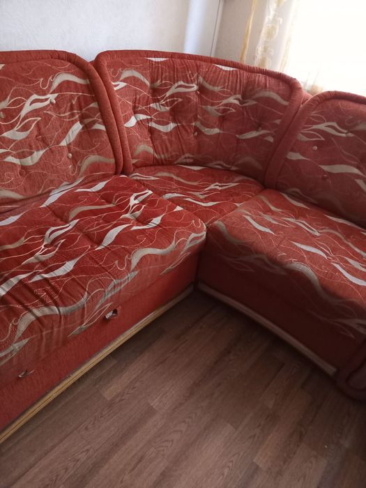 Мягкий уголок, раскладной.