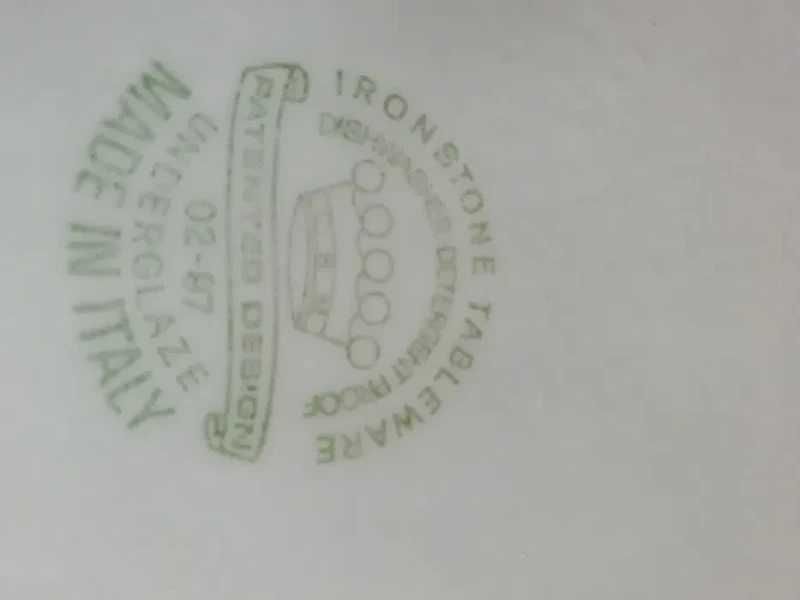 Travessa em Faiança da Ironstone Tableware	Como Nova!!*