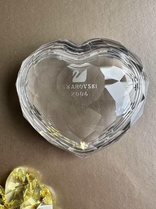 Caixa de Joias Swarovski Crystal coração novo  – 2004 – Anna’s Ref. (666890)