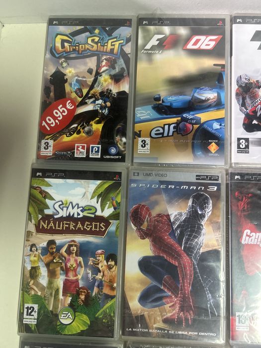 Jogos de Playsation  PSP ainda embalados no plastico