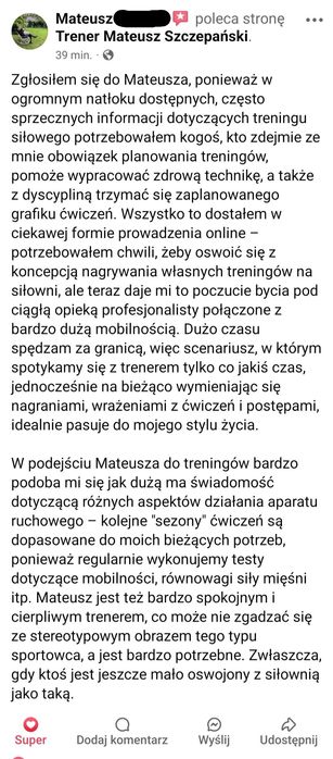 Trener Personalny MOKOTÓW