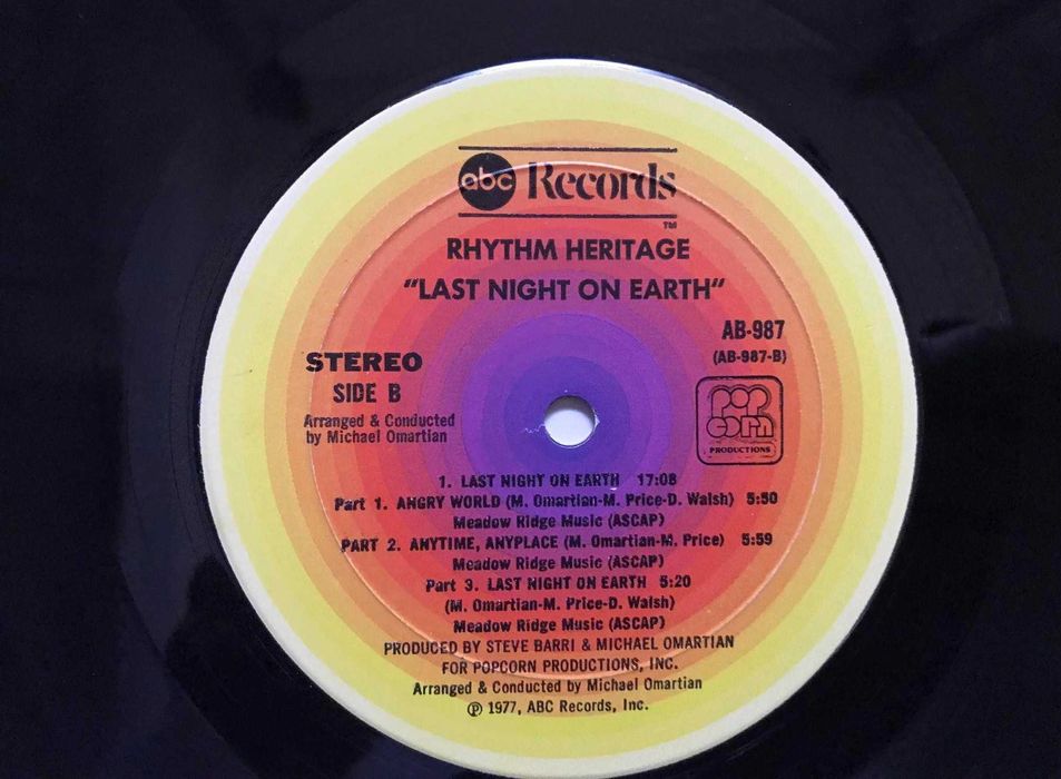 Vinil - Rhythm Heritage - (edição USA 1977)