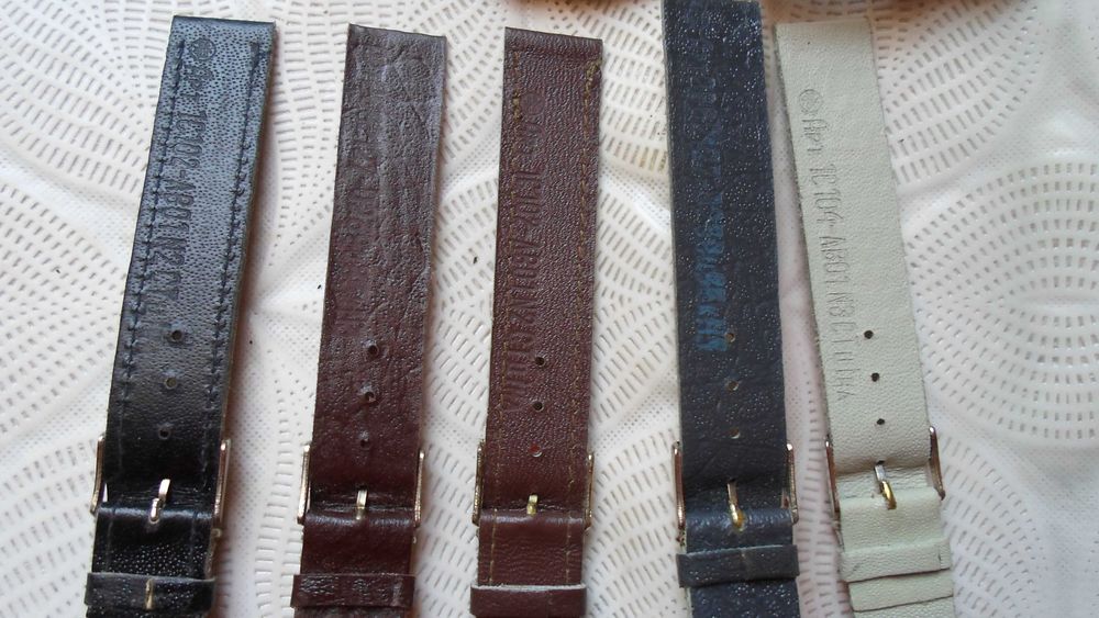 Часы ремешок 18 мм кожаный ссср новый