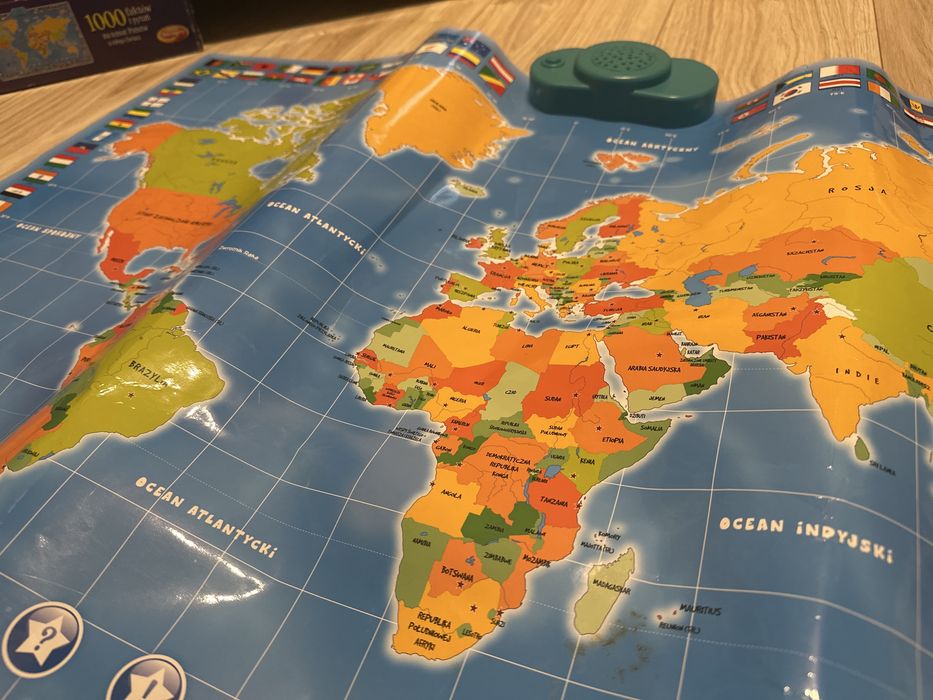 Dumel Discovery interaktywna Mapa świata