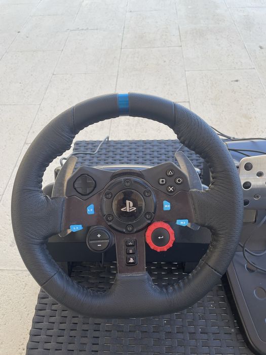 Conjunto Volante Logitech G29 Driving Force+Pedais+Mudanças(compatível com PS3,PS4 e PS5)