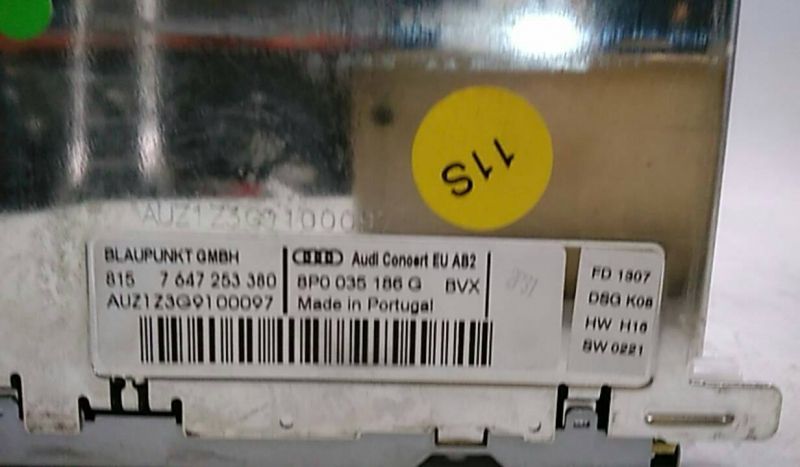 Rádio / auto-rádio AUDI A3 (8P1)