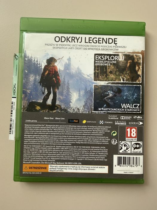 Gra Rise of the Tomb Rider Xbox One stan idealny