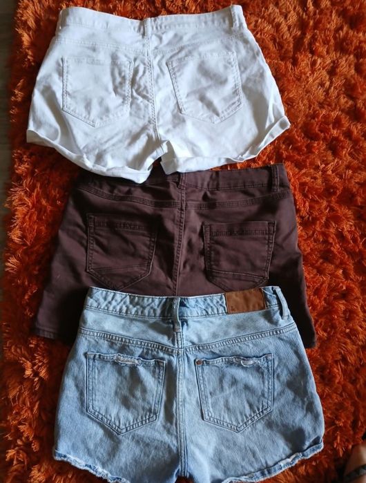 H&M Zestaw szortów jeansowych roz 36-38