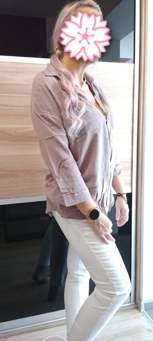 Koszula długi rękaw, rozmiar 40