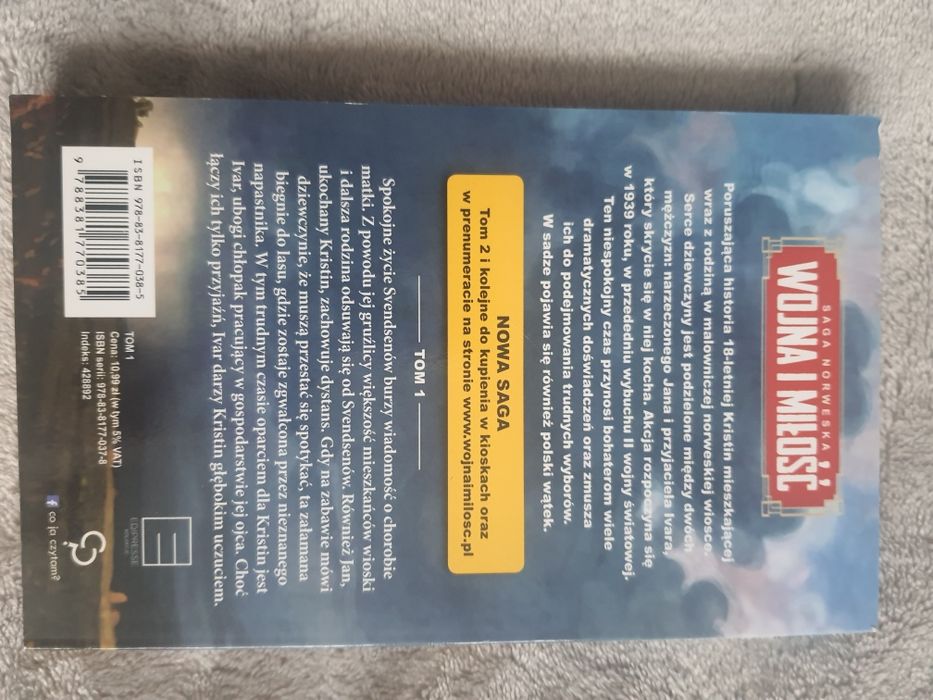 Czas Niepokoju. Wojna i miłość Tom 1 Saga Norweska. Else Berit Kristia