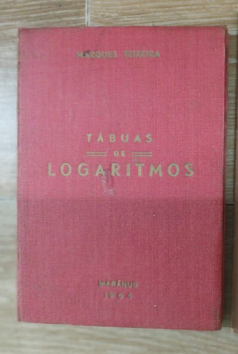 Livro ' Tábuas de Logaritmos '
