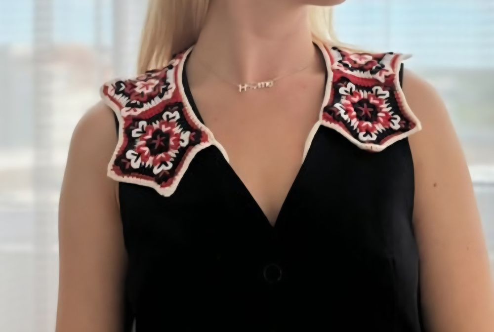 Комірець гачком на замовлення