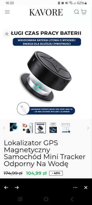 Nowy Lokalizator GPS Magnetyczny Samochód Mini Tracker Odporny Na Wodę